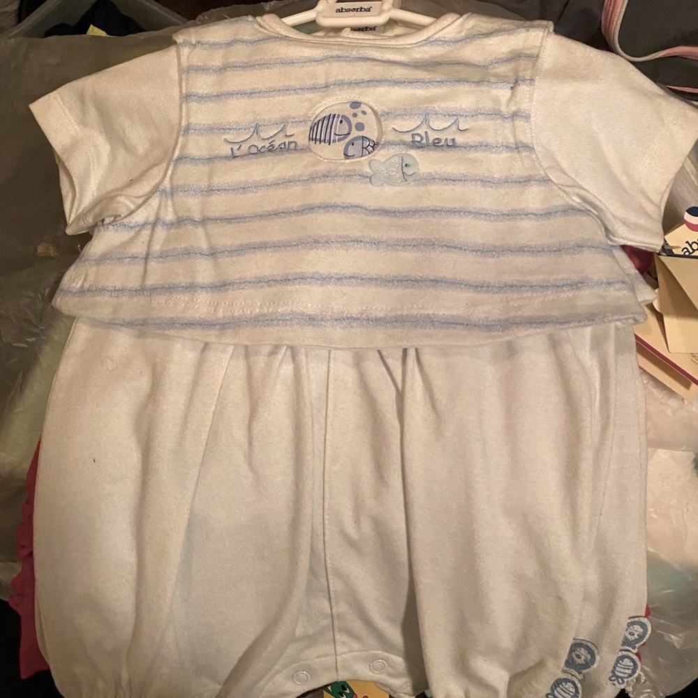 COPY - New with tags 9 months baby 2 piece romper set